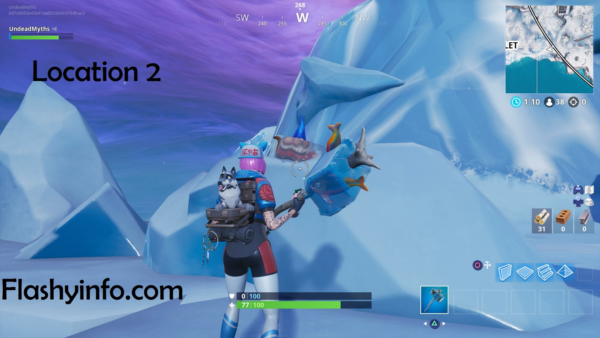 Fortnite Chilly Gnomes Location 2