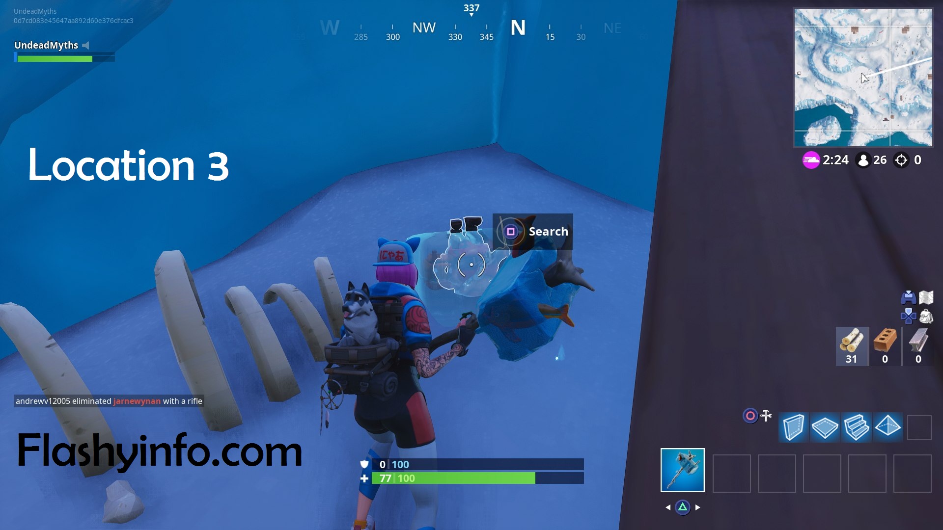 Fortnite Chilly Gnomes Location 3