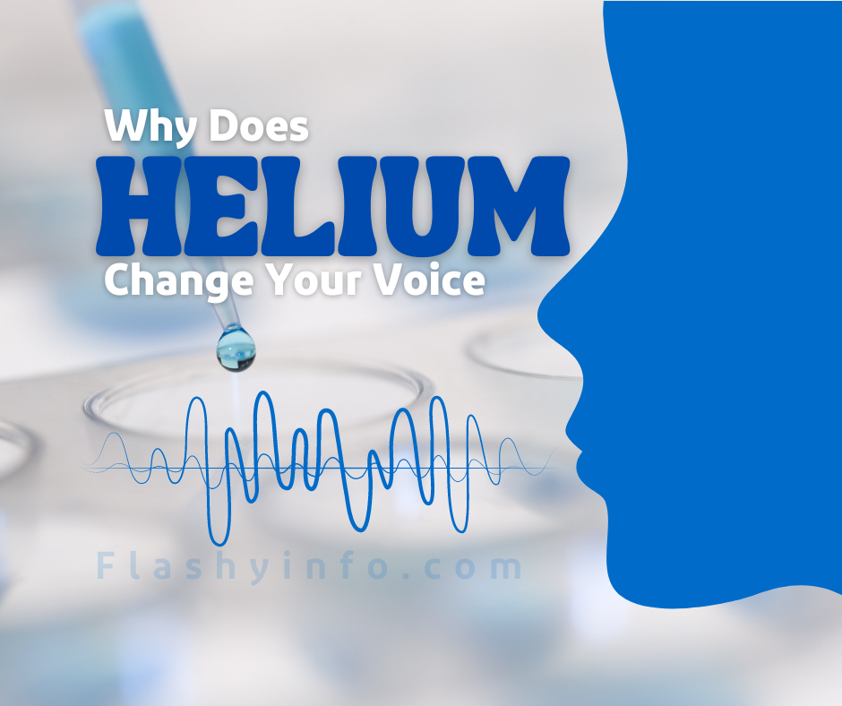 why does helium change your voice