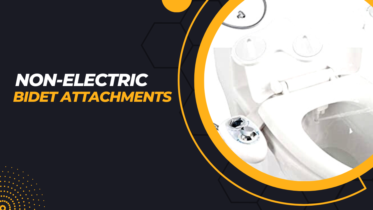 Non-electric bidet attachments